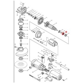 Resim Makita 9565CVR Rulman 627 Ürün Kodu 210027-4 