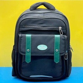 Resim İlkokul Ve Ortaokul Öğrencileri İçin Basit Okul Çantası - Siyah 