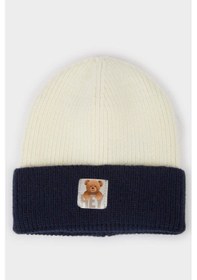 Resim Defacto Erkek Bebek Renk Bloklu Triko Bere F0021a525wnnv235 Lacivert 