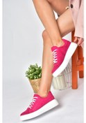 Resim Fox Shoes P602045002 Fuşya Süet Kadın Spor Ayakkabı Sneakers Fuşya 