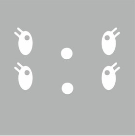 Resim Reysa Tasarım Gülen Surat Ayna Sticker 2 Adet 16x10 Cm Beyaz 