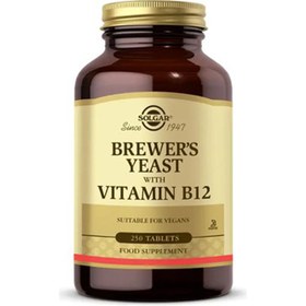 Resim Solgar Brewer's Yeast with B12 250 Tablet 