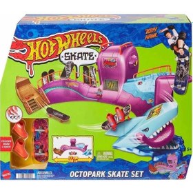 Resim Nessiworld Hmk01 Hot Wheels Skate Ahtapot Kaykay Parkı Oyun Seti Çok Renkli 