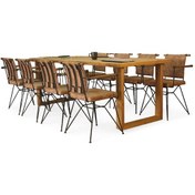 Resim Neiwel Diar Doğal Ahşap Toplantı Masası x 80 x 180 Açık Ceviz 