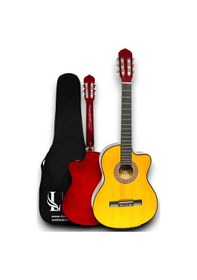 Resim Cg-3901y Klasik Gitar 4/4 Sap Ayarlı Kesik Kasa Full Set 