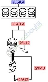 Resim Sekman Takım Kia Cerato Soul Ceed Orjinal | 230402Baa0 