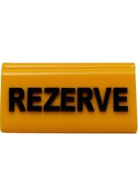 Resim Rezerve Adisyonlu Sarı - Siyah 