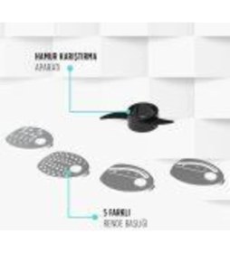 Resim Gri YH9905 Speedy Perfect Çok Amaçlı Mutfak Robotu 