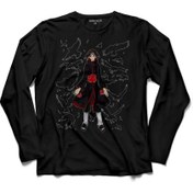 Resim Kendim Seçtim Naruto Nanatsu Itachı Crow Karga Uzun Kollu Tişört Baskılı Çocuk T-Shirt 