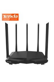 Resim Tcherchi Tenda AC7 WiFi Kablosuz Yönlendirici 1200M Yüksek Hızlı Fiber Optik Modem 