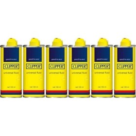 Resim Clipper Benzin Çakmak Benzini 133Ml x 6 Adet + 20 Li Çakmak Taşı 