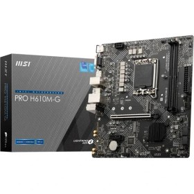 Resim MSI MB Pro H610M-G Soket 1700 Ddr5 5600MHZ(OC) HDMI VGA Dp M.2 Usb3.2 1x 1g Lan Matx 