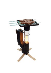 Resim Mangallı Füze Pelet Soba 
