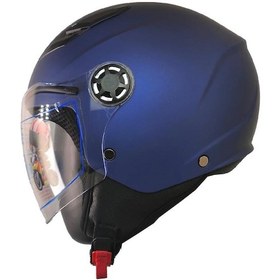 Resim Free M Yarım Çocuk Kaskı Mat Mavi 