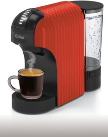 Resim Kiwi KCM-7597 KAPSÜL KAHVE MAKİNESİ KIRMIZI 