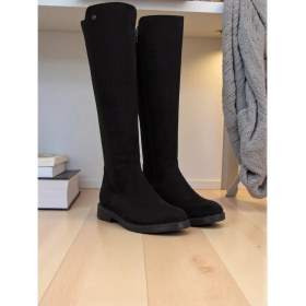 Resim Mammamia Pierre Cardin 52066 Siyah Nubuk Tam Ortopedik Günlük Kadın Çizme 