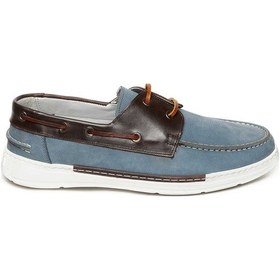 Resim Bestello Bağcıklı Poli Taban Casual 028-5770 Erkek Ayakkabı Mavı-kahve 