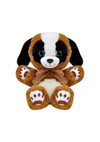 Resim Sevimli Köpek Peluş Oyuncak Hediyelik Uyku Arkadaşı 15 Cm Kahverengi 