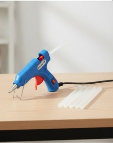 Resim Pratik Kullanımlı 20w Silikon Tabancası 7.5 Mm Silikon Uyumlu 5 Adet Hediye Silikon 