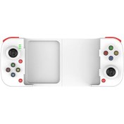 Resim D3 Beyaz Teleskopik Mobil Gamepad Bluetooth Uyumlu Kablosuz Oyun Denetleyicisi Pubg Yemek Tavuk Oyun Denetleyicisi Joystick 