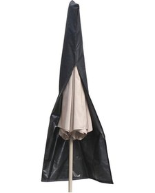 Resim Geeksen "su Geçirmez Bahçe Şemsiye Kılıfı - Rüzgar Korumalı, 26x57x190cm Siyah Oxford Kumaş" 