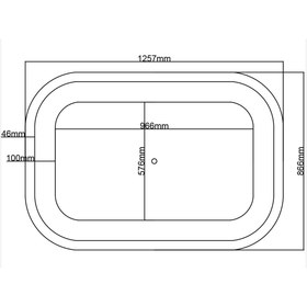 Resim MOTİFPİYER Motifpiyer Lamba Tavan Göbeği 54-dikdörtgen-oval-dis-citali 