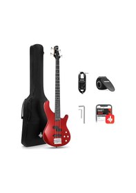 Resim Donner Dpj-100 Pj-style Bas Gitar Kırmızı 