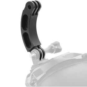 Resim Knmaster Tüm Aksiyon Kameralara Uyumlu Kısa Kask Çene Bağlantı Aparatı 