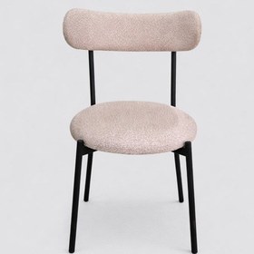 Resim 4 Adet Puffy Açık Kahverengi Teddy Sandalye Mutfak Sandalyesi Salon Sandalyesi Balkon Sandalyesi Açık Kahverengi 