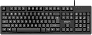 Resim Philips Spk6214/62 K214 Türkçe Q Klavye Usb (siyah) 