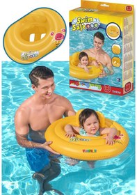 Resim Swim Safe Step A Oturaklı Ayak Geçmeli Bebek Yüzme Simidi - 6 Ay - 18 Ay Beyaz 