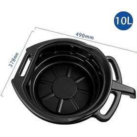 Resim Ebitda Araç Bakımı Atık Yağ Toplama Kabı - 10l/15l, Pratik Seçenekler 