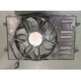 Resim Fan Motoru Davlumbazlı 410 Mm-4 Fıs-7 Kanat-450w Audı A3 Q2 Seat Ateca 5q0121203da 