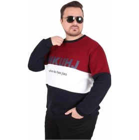 Resim Starbattal Büyük Beden Bisiklet Yaka 3ip Sweat Chao Ku 25721 Murdum Mürdüm 