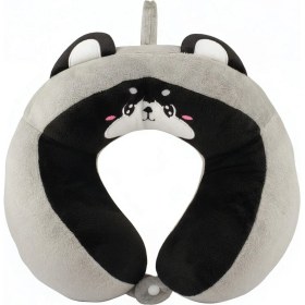 Resim Tucklebery Kids Panda Figürlü Boyun Yastığı – Yumuşak Doku, Çıtçıtlı Tasarım ve Ergonomik Konfor 