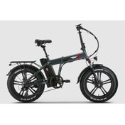 Resim RKS XS25 Katlanabilir Elektrikli Bisiklet Antrasit Gri 20 Jant Fat Bike 