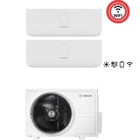 Resim Bosch A++ 28000 1 Dış + 2 İç Ünite (2X12000 Btu) Wifi Özellikli Premium Model Multi İnverter Klima 