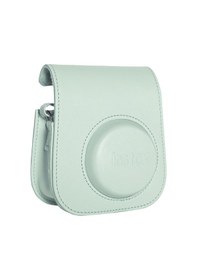 Resim Fujifilm Instax Mini 12 Fotoğraf Makinesi + 20'li Film + Çerçeve + Deri Kılıf Seti Yeşil 