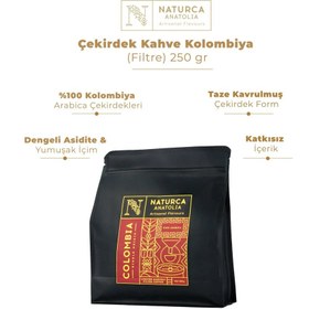 Resim Naturca Anatolia Çekirdek Kahve Kolombiya (Filtre) 250 gr 