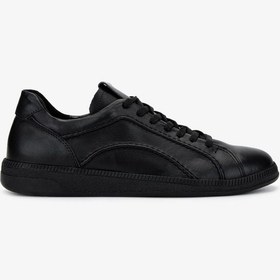 Resim Valmenti Kadın Hakiki Deri Siyah Sneakers & Spor Ayakkabı 312 622 Bn Ayk Y25 Sıyah Siyah 