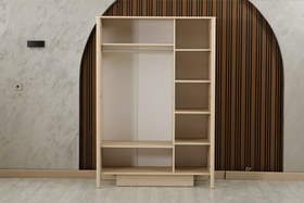 Resim Pusula Genç Odası 3 Kapılı Dolap 