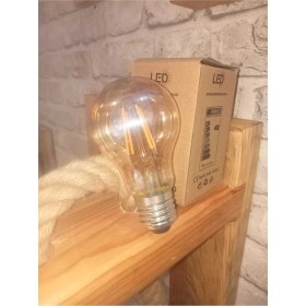 Resim Edison A60 4 W Rustik Ampul 