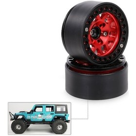 Resim Didadodo 2'li Set Çinko Alaşım 1/10 Rc Crawler Jant Göbeği - 12 Delikli 55mm Hsp Redcat Traxxas Uyumlu, Küçük Boyutlu 