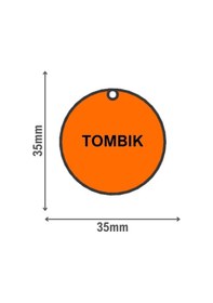 Resim Majo İsimlik Daire 35mmx35mm 