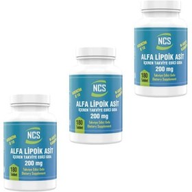 Resim L-carnitine Alpha Lipoic Acid Koenzim Q10 180 Tablet 3 Kutu 