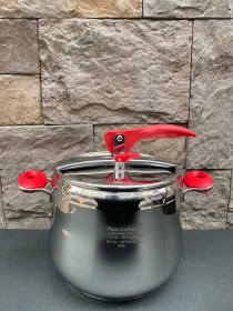 Resim Hascevher Esila Çelik 7 Lt Klasik Düdüklü Tencere Güveç Kırmızı 