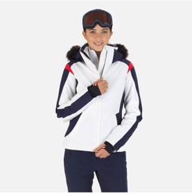 Resim Rossignol Aerıal Kadın Su Geçirmez Kayak Kar Montu Beyaz 