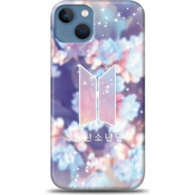 Resim Marselit Apple iPhone 13 Uyumlu Bts Tasarımlı Telefon Kılıfı 