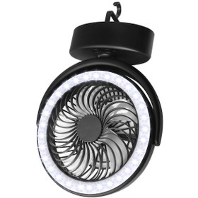 Resim Reedark Usb Şarjlı Kamp Fanı Ve Led Acil Lambası, Asma Kancalı Portatif Çözüm 