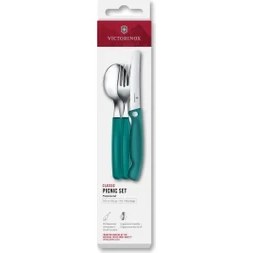Resim Victorinox 6.7194.3FC1 Swiss Classic 3lü Piknik Seti, Yeşil 